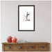 Wall Frame Belmont Black 16x26 matted to 8x10 6