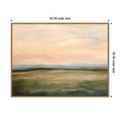 Framed Canvas 42x32 Sylvie Dark Gold 2