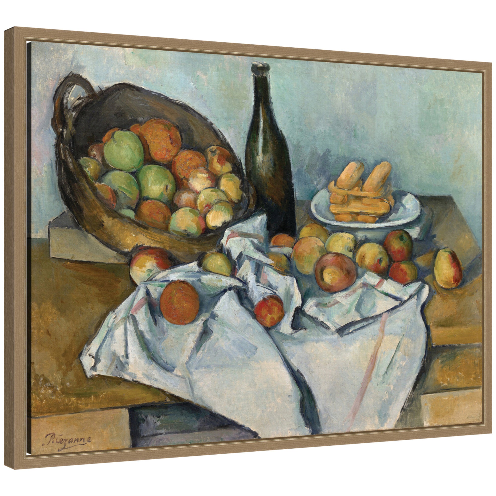 Framed Canvas 24x18 Sylvie Dark Gold 1