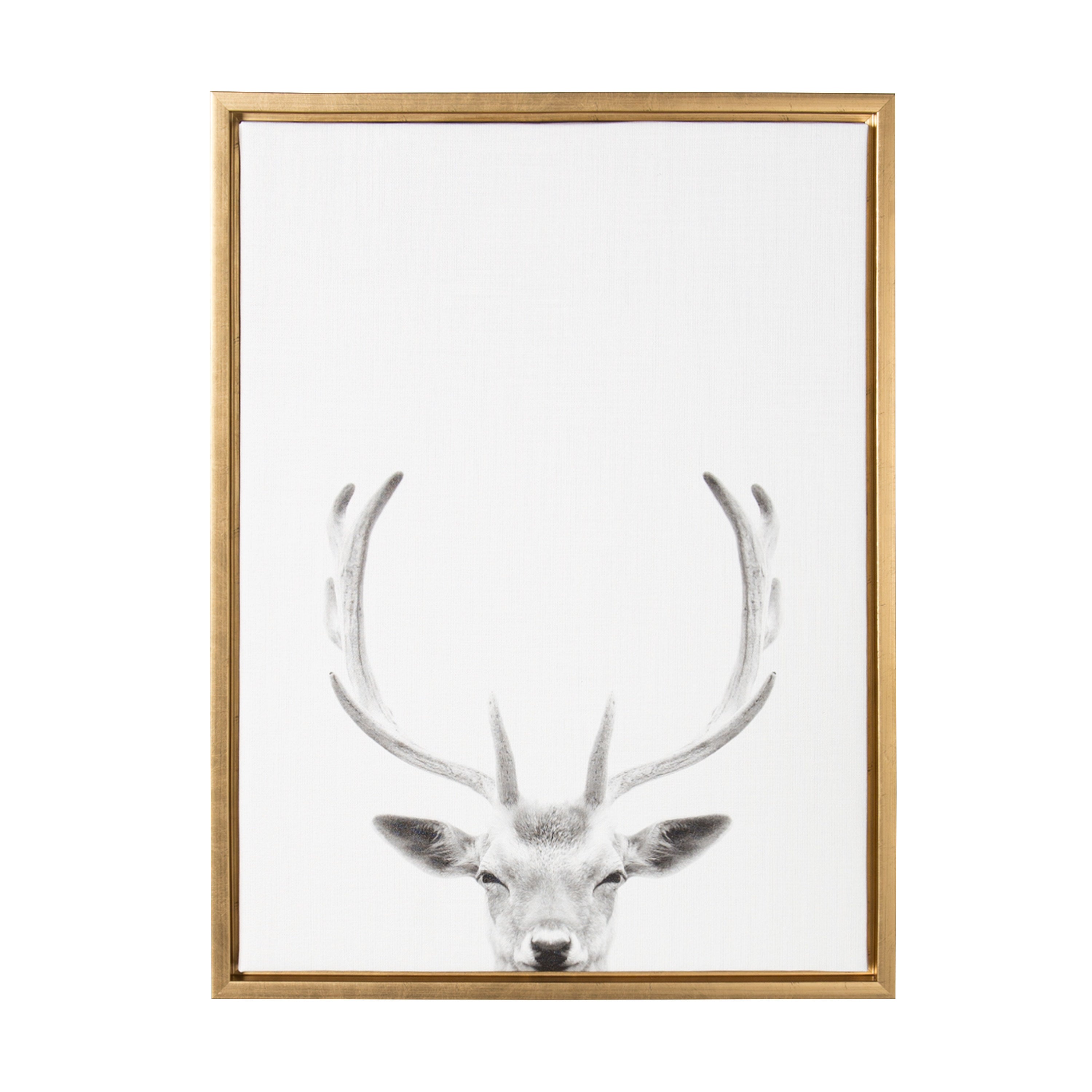 Framed Canvas Sylvie Bright Gold 18x24 1