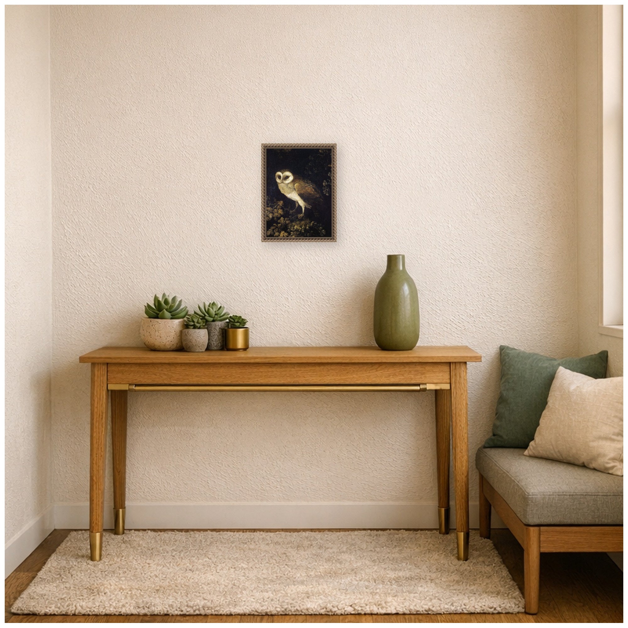 Framed Canvas 10x13 Sylvie Beaded Dark Gold 6