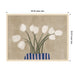 Mounted Canvas 38x29 Woodgrain Stripe Blonde 2