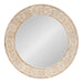 Round Mirror White 26" Diameter 1