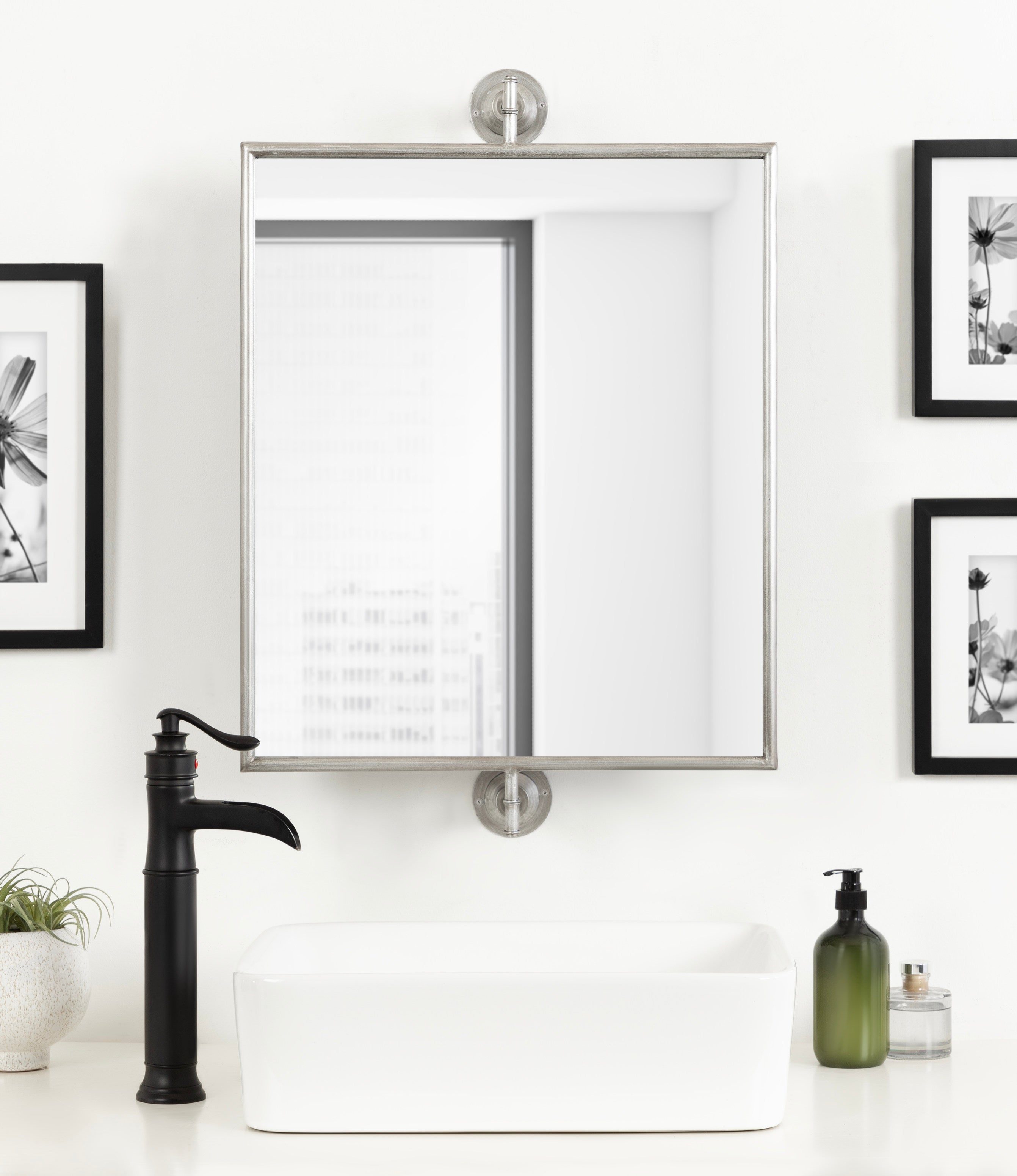 Functional Mirror 20x31 Silver 7