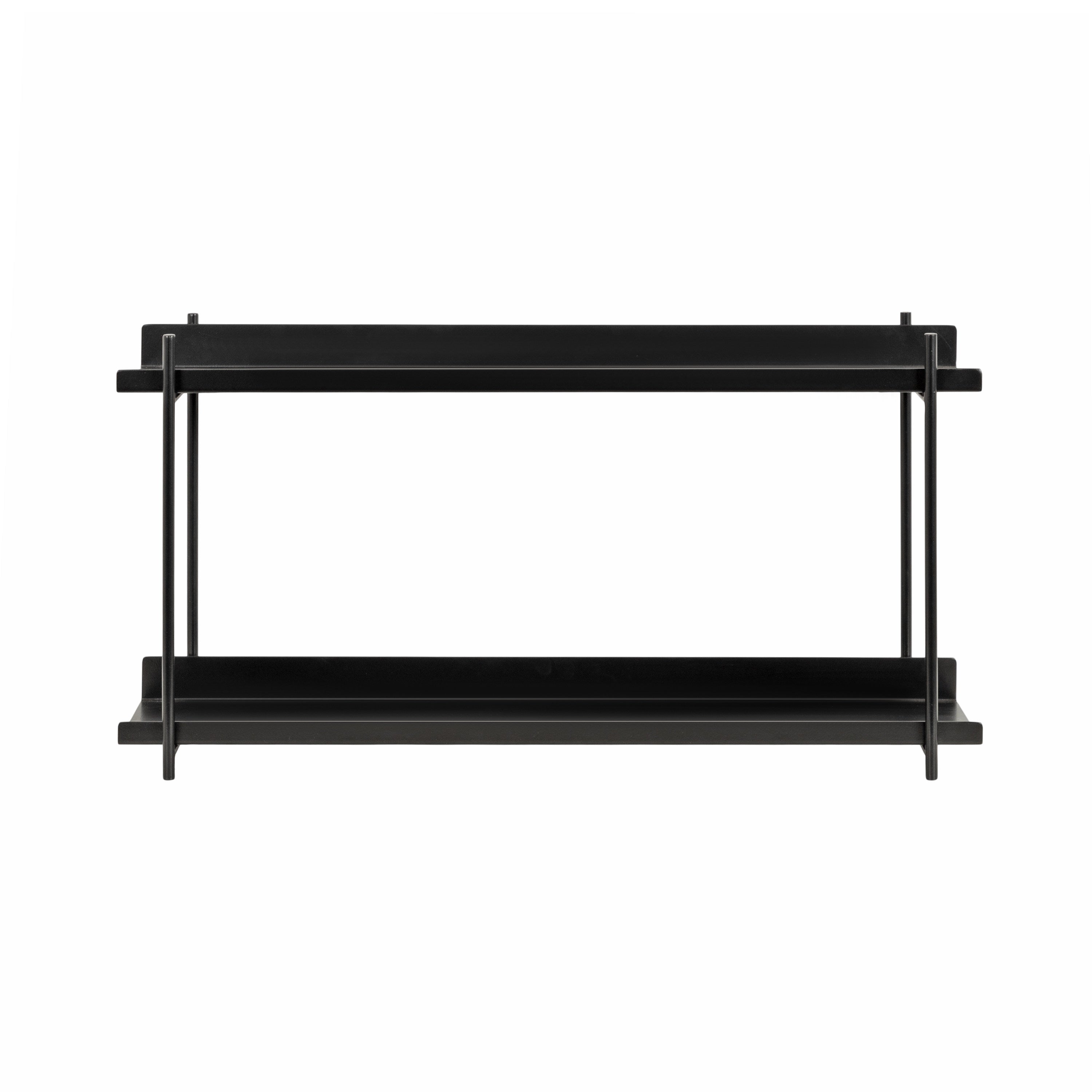 Accent Shelf Black 28x7x15 5