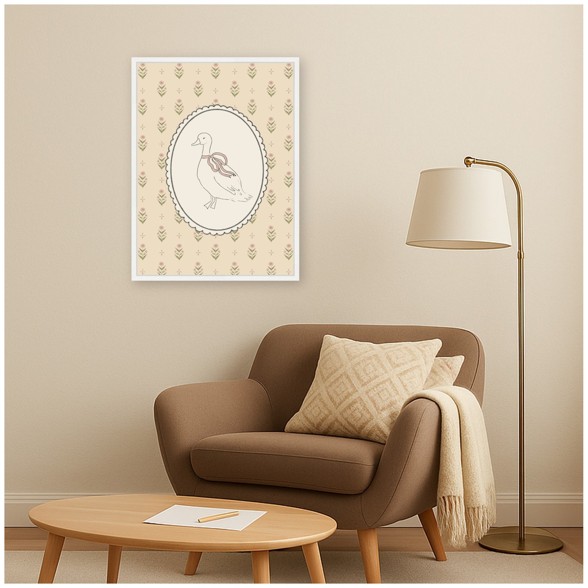 Framed Canvas 18x24 Sylvie White 7