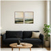 Framed Canvas Sylvie Walnut 2 Piece Set 18x24 6