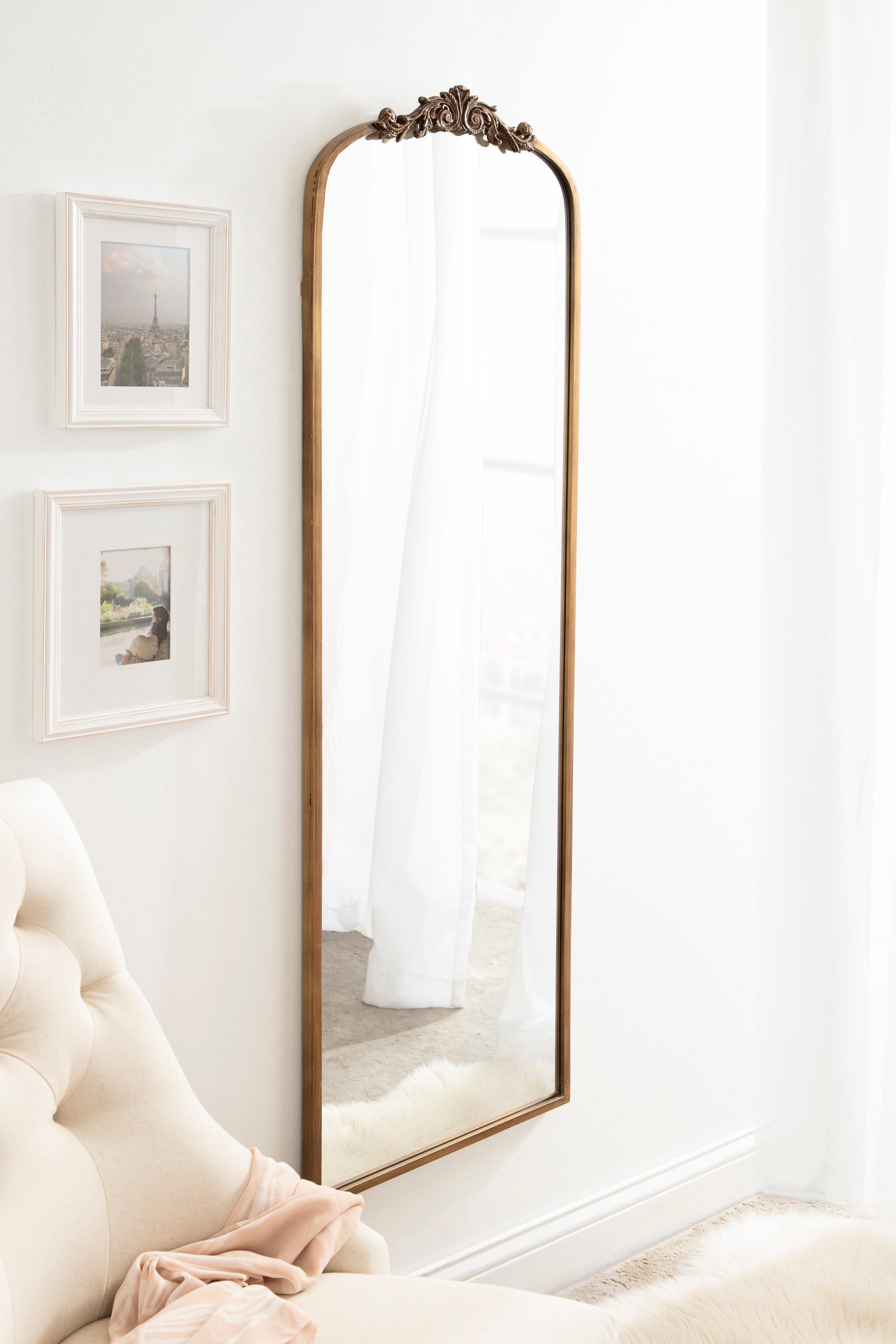 Full Length Mirror 18x58 Gold 7