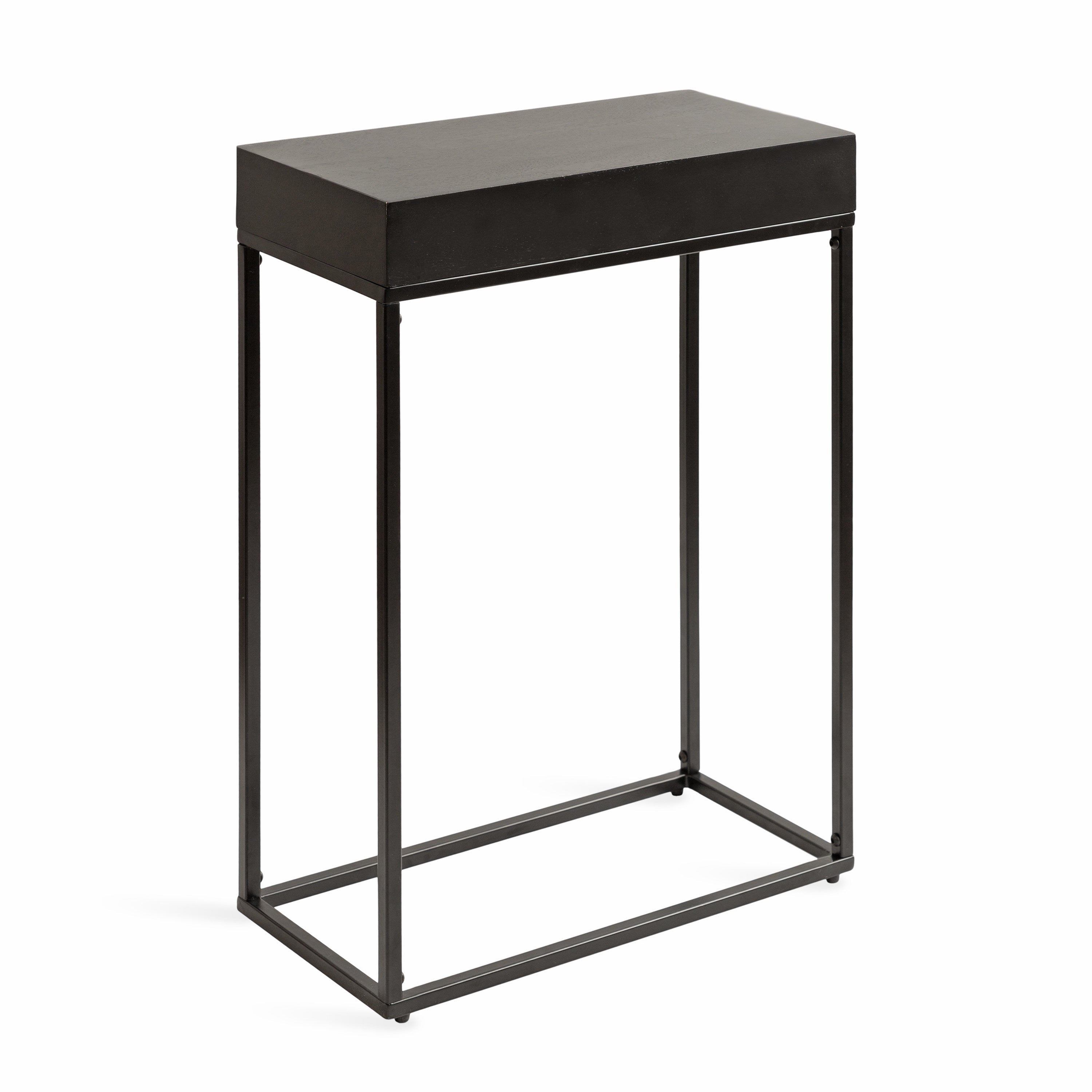 Side Table Black 16x8x24 1