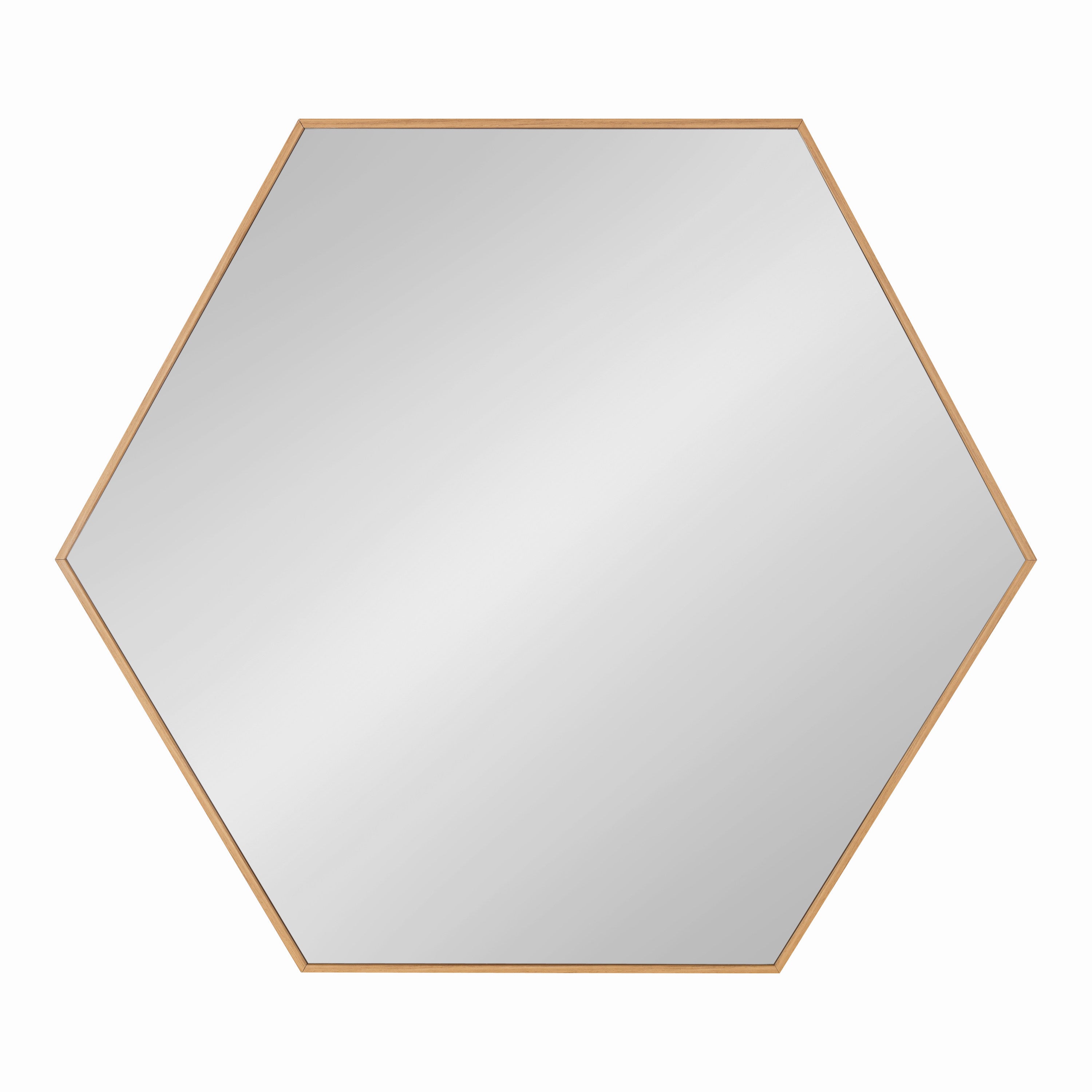 Hexagon Mirror Natural 30x30 2