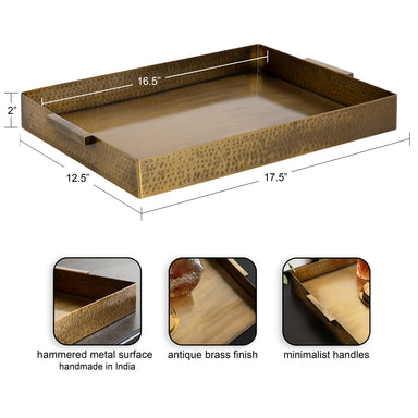 Single Tray Gold 18x13x2 2