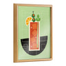 Blake Bloody Mary Framed Printed Art by Amber Leaders Designs