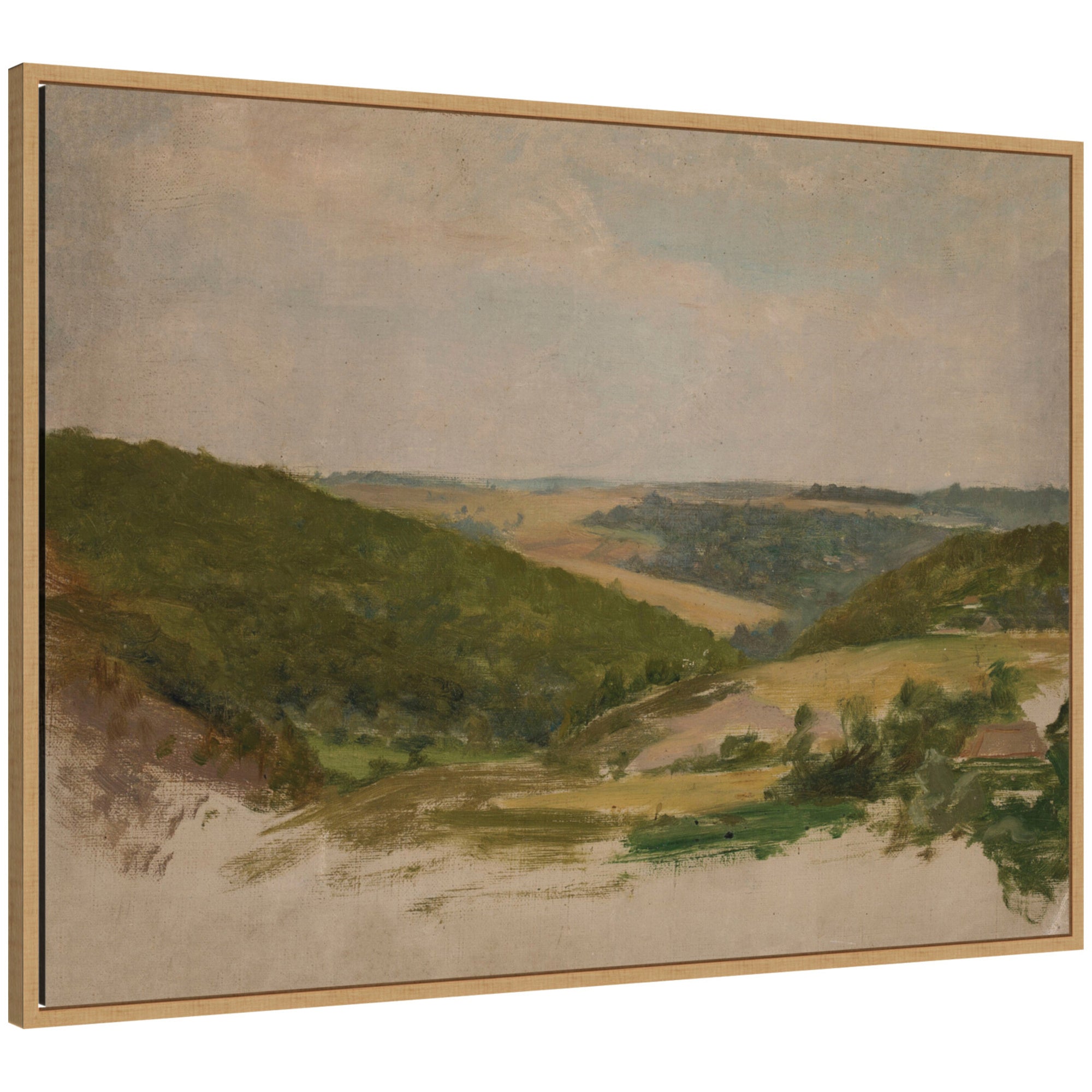 Framed Canvas 38x28 Sylvie Natural 1