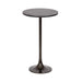 Drink Table Pewter Black 14x14x24 1