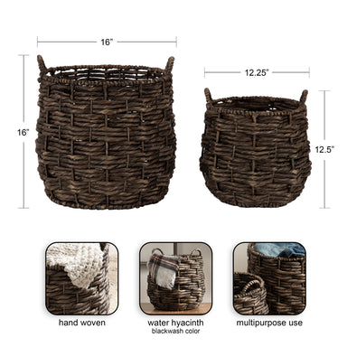 Baskets Black 2 Piece 2