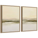 Framed Canvas Sylvie Dark Gold 2 Piece Set 18x24 1