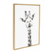 Framed Canvas Sylvie Bright Gold 23x33 2