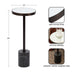 Drink Table Bronze Black 10x10x24 2