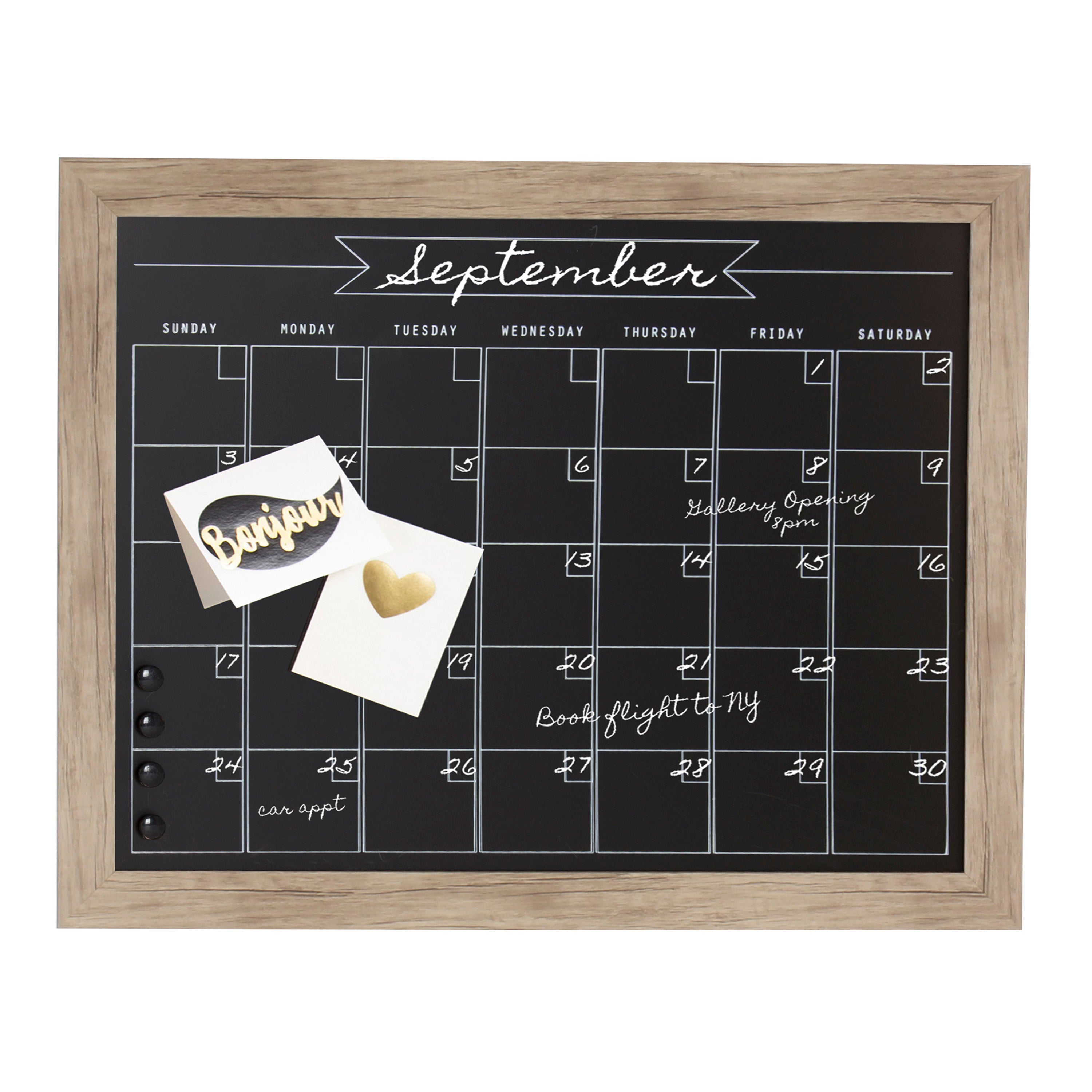 Monthly Calendars Rustic Brown 23x29 5