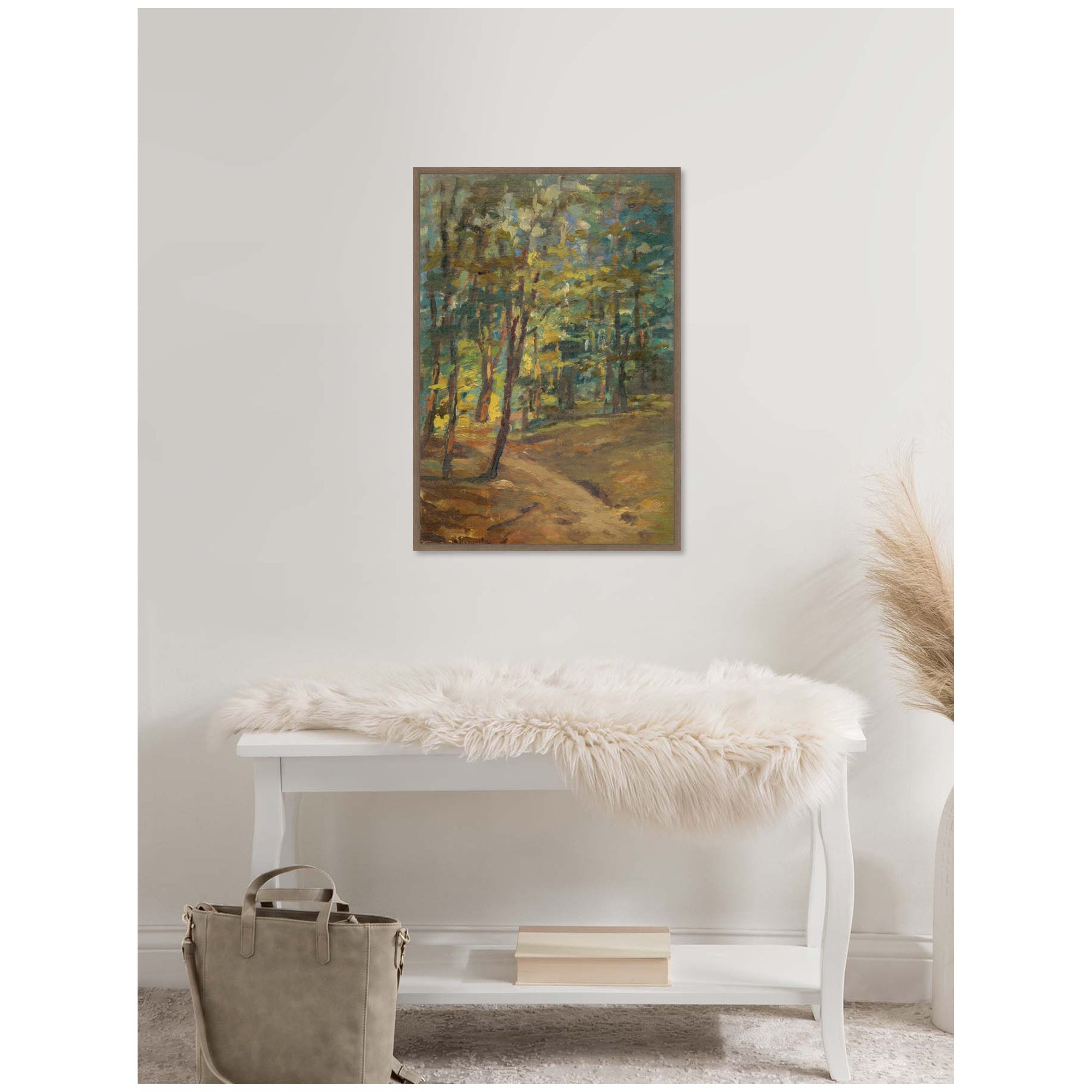Framed Canvas 23 x 33 Sylvie Walnut 5