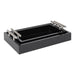 Tray Set Black Silver 2 Piece 4