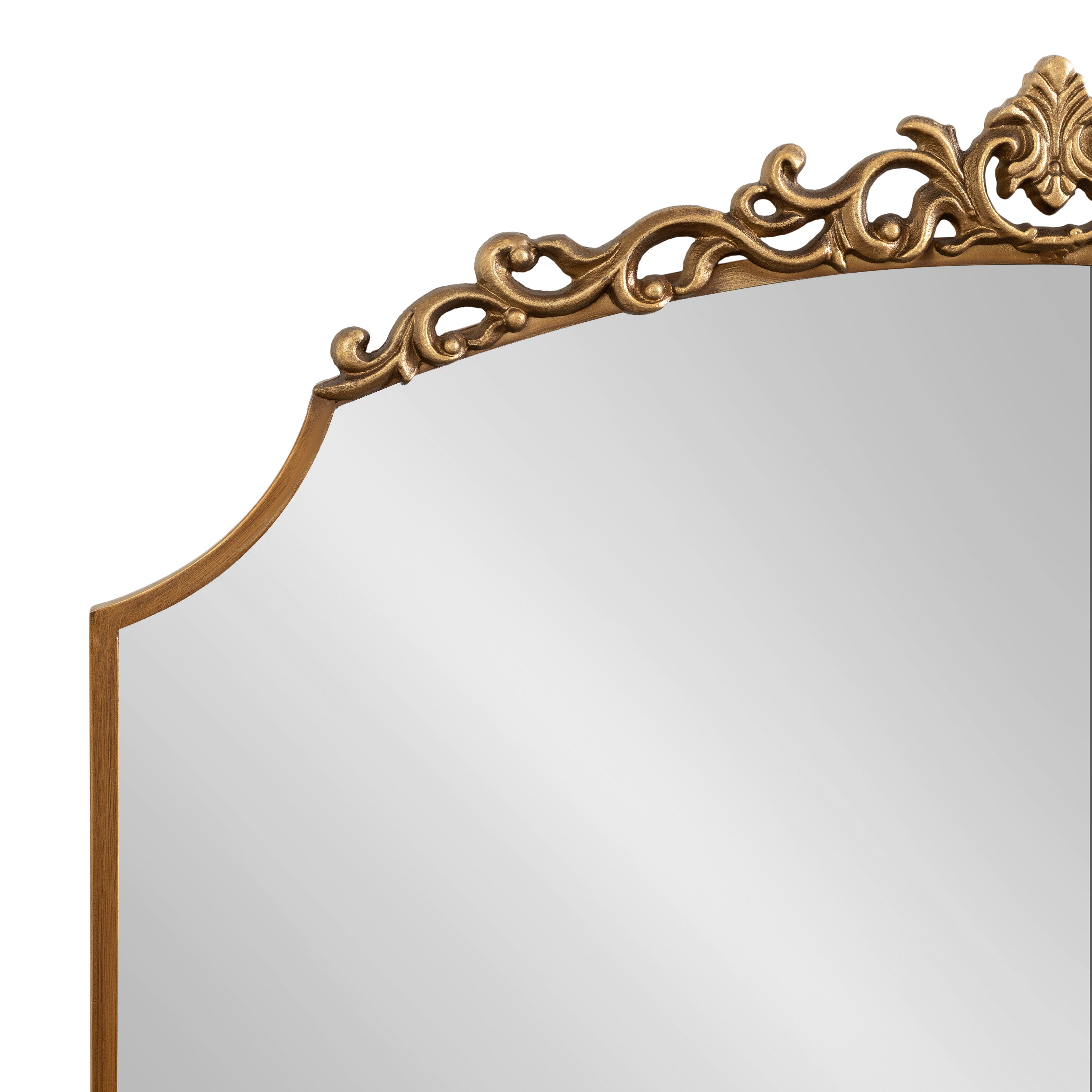 Scallop Mirror Gold 36x32 3
