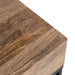 Console Table Black Natural 36x13x31 3