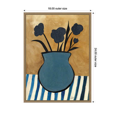 Framed Canvas 18x24 Sylvie Dark Gold 2