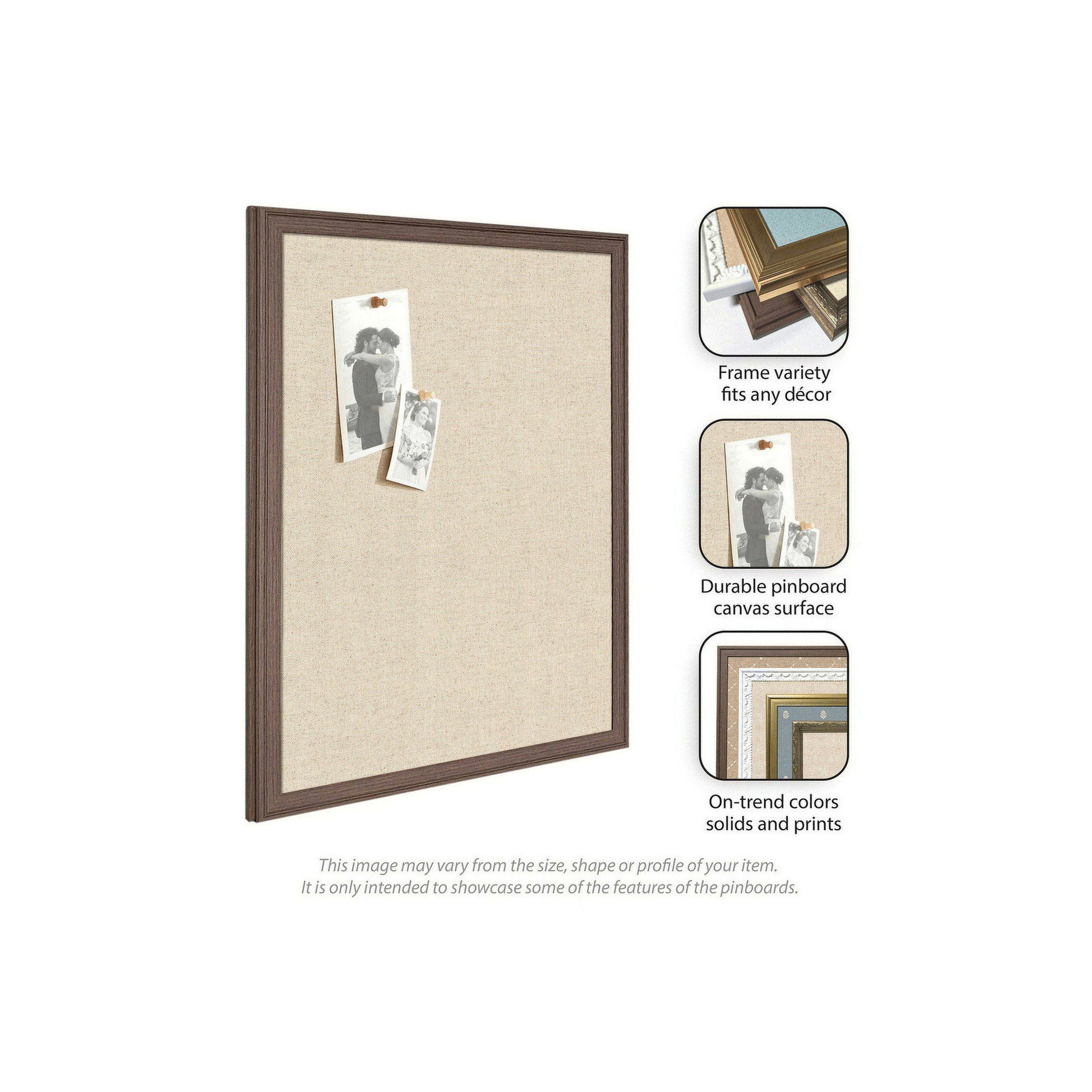 Pinboard 27x21 Eva Ombre Gold Narrow 5