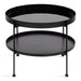 Coffee Table 26" Diameter Black 3