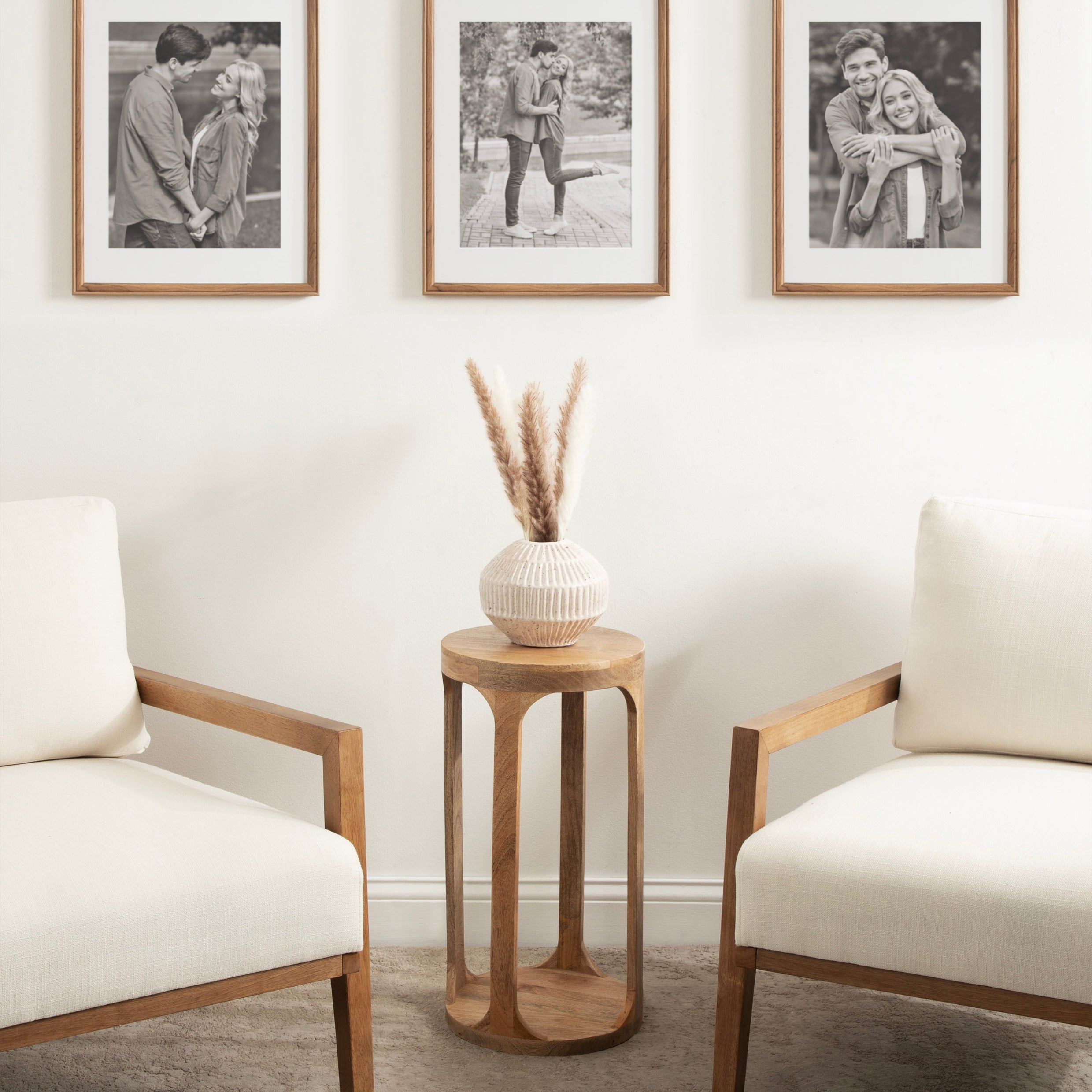 Wall Frame 14x18 matted to 11x14 Brown 7