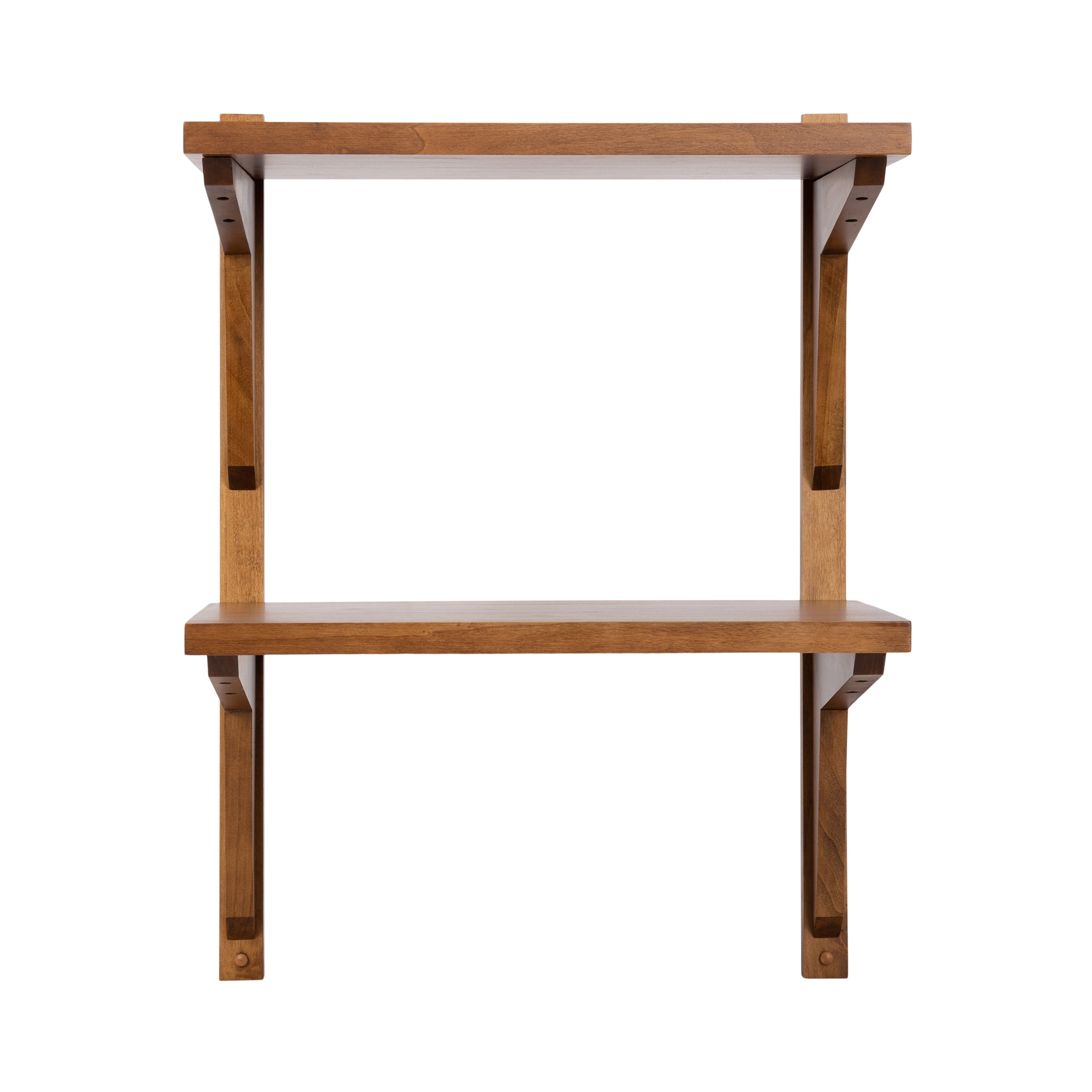 Accent Shelf Rustic Brown 18x12x24 5