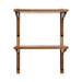 Accent Shelf Rustic Brown 18x12x24 5