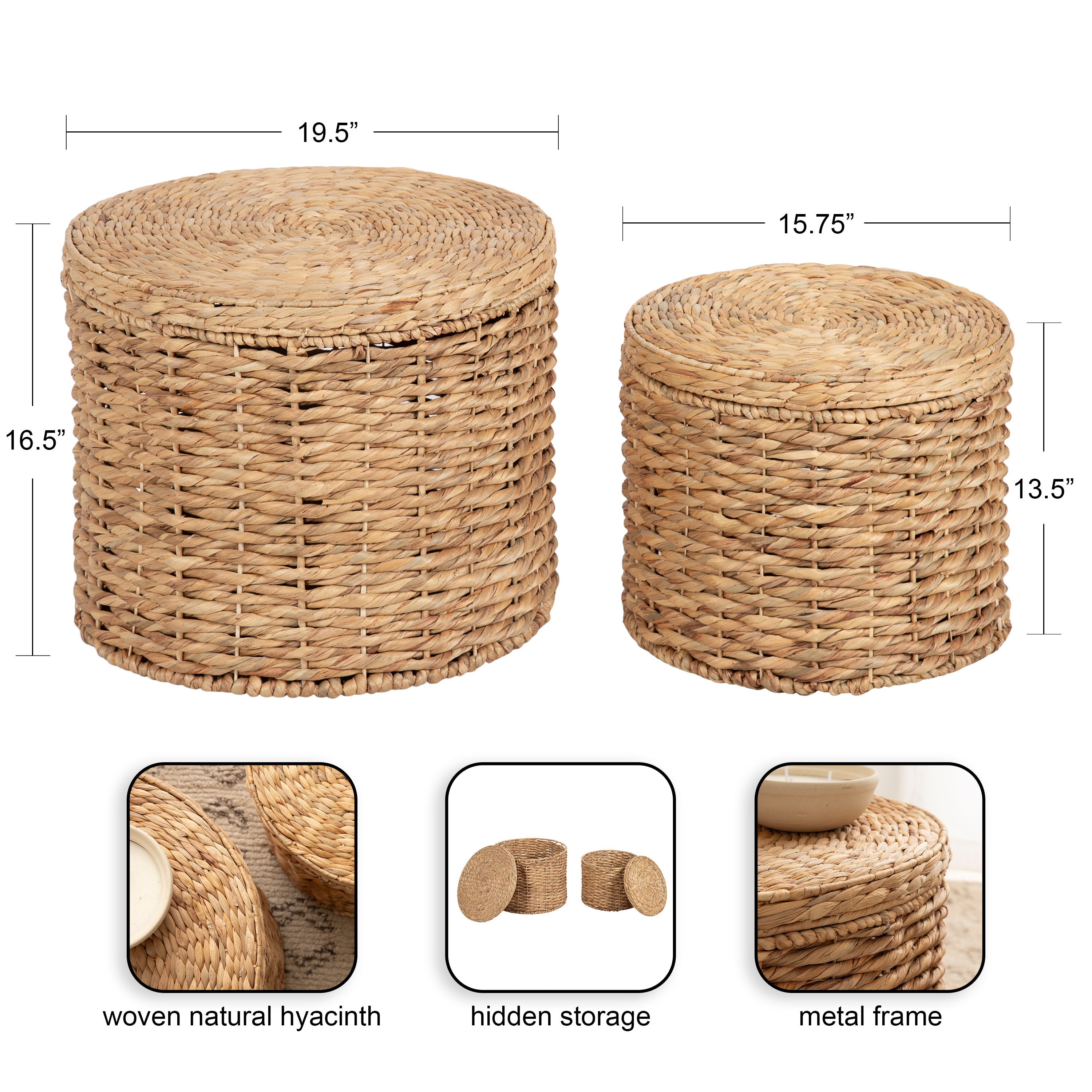 Halm Side Table Set