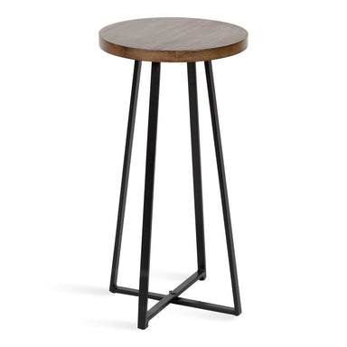Counter Height Stool Natural Black 13x13x25 1