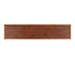 Accent Shelf Walnut Brown Gold 26x11 6