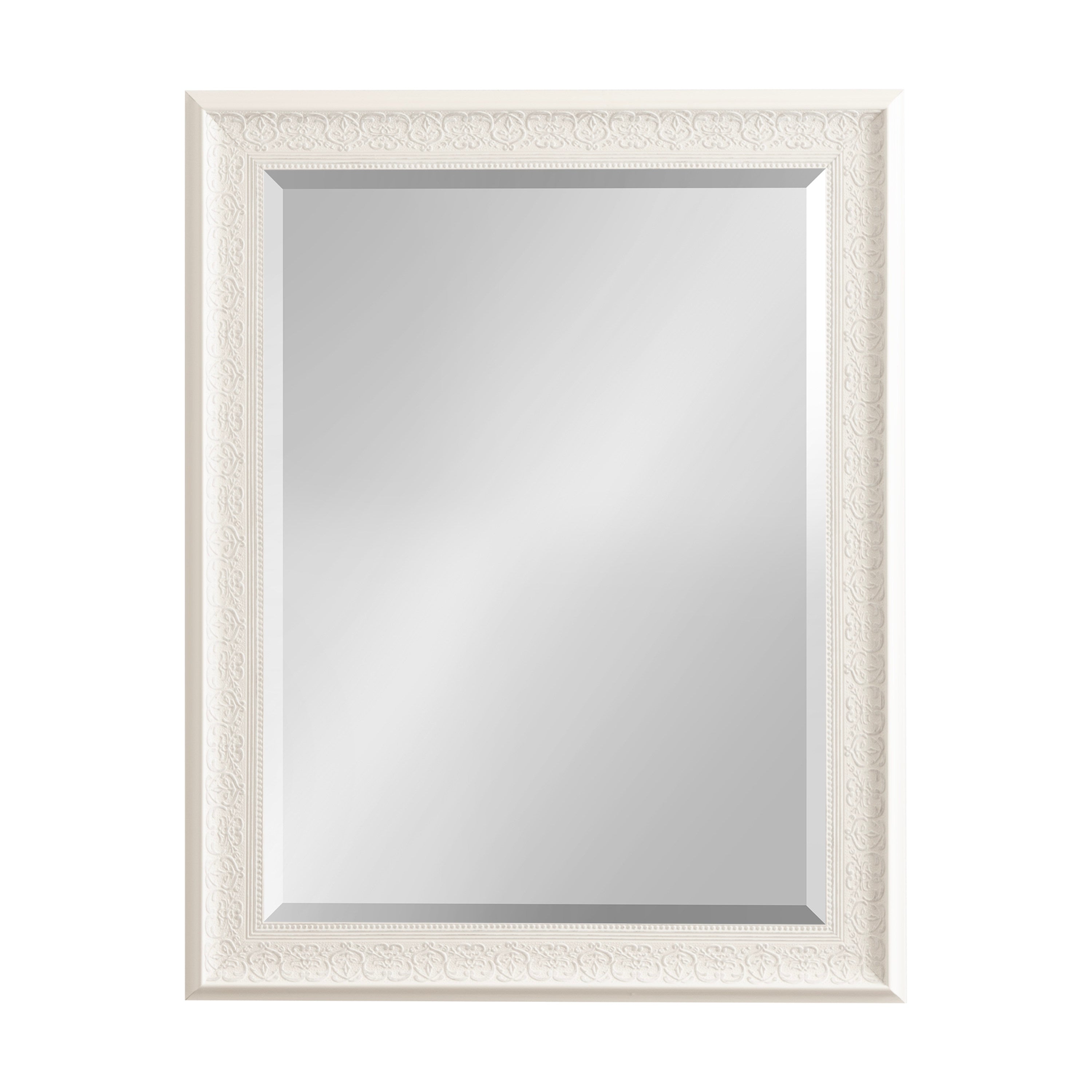 Rectangle Mirror White 22.5x28.5 5