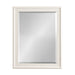 Rectangle Mirror White 22.5x28.5 5
