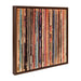 Framed Canvas Sylvie Walnut 22x22 2