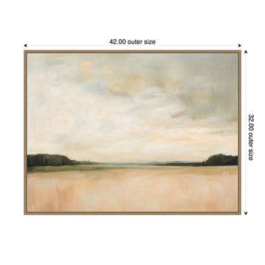 Framed Canvas 42x32 Sylvie Dark Gold 2