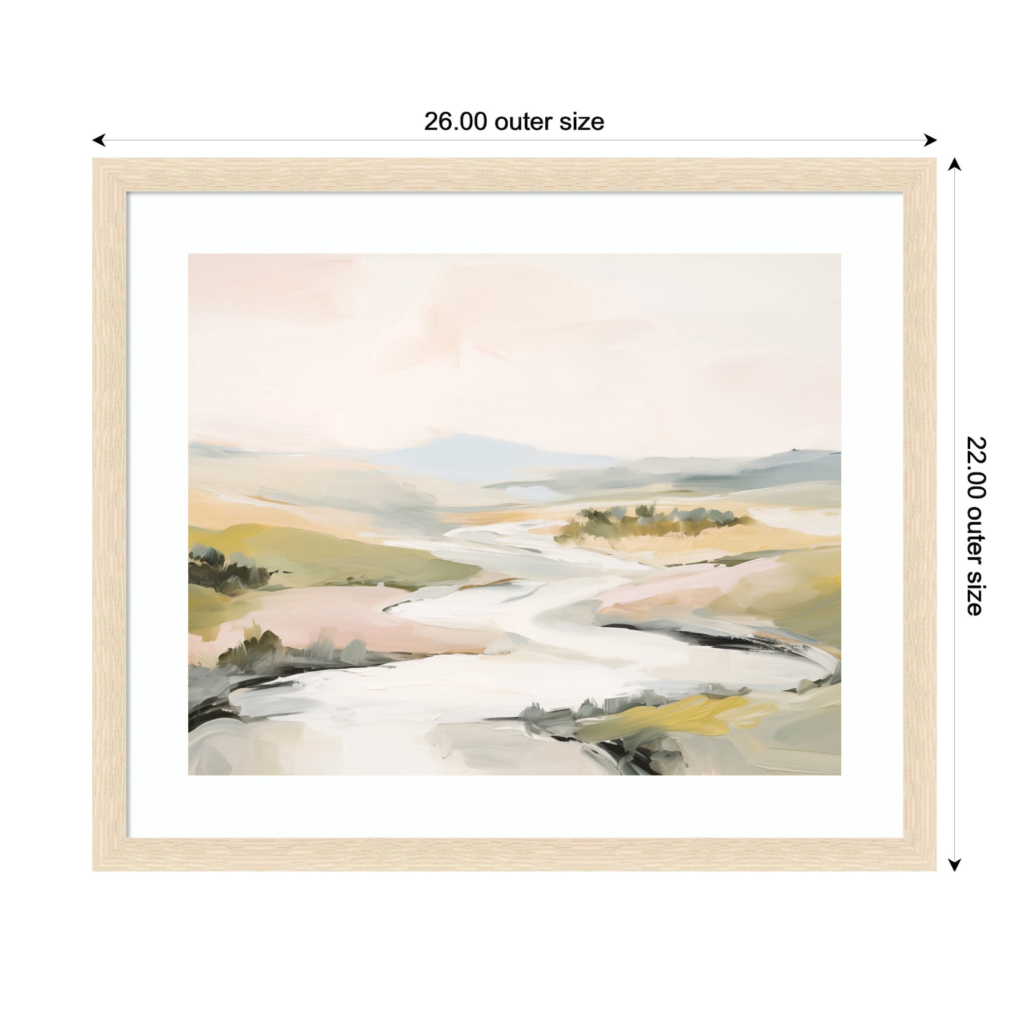 Tranquil Landscape No. 2 by Amy Lighthall Framed Wall Art Print
