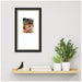 Wall Frame Belmont Black 10x18 matted to 5x7 5