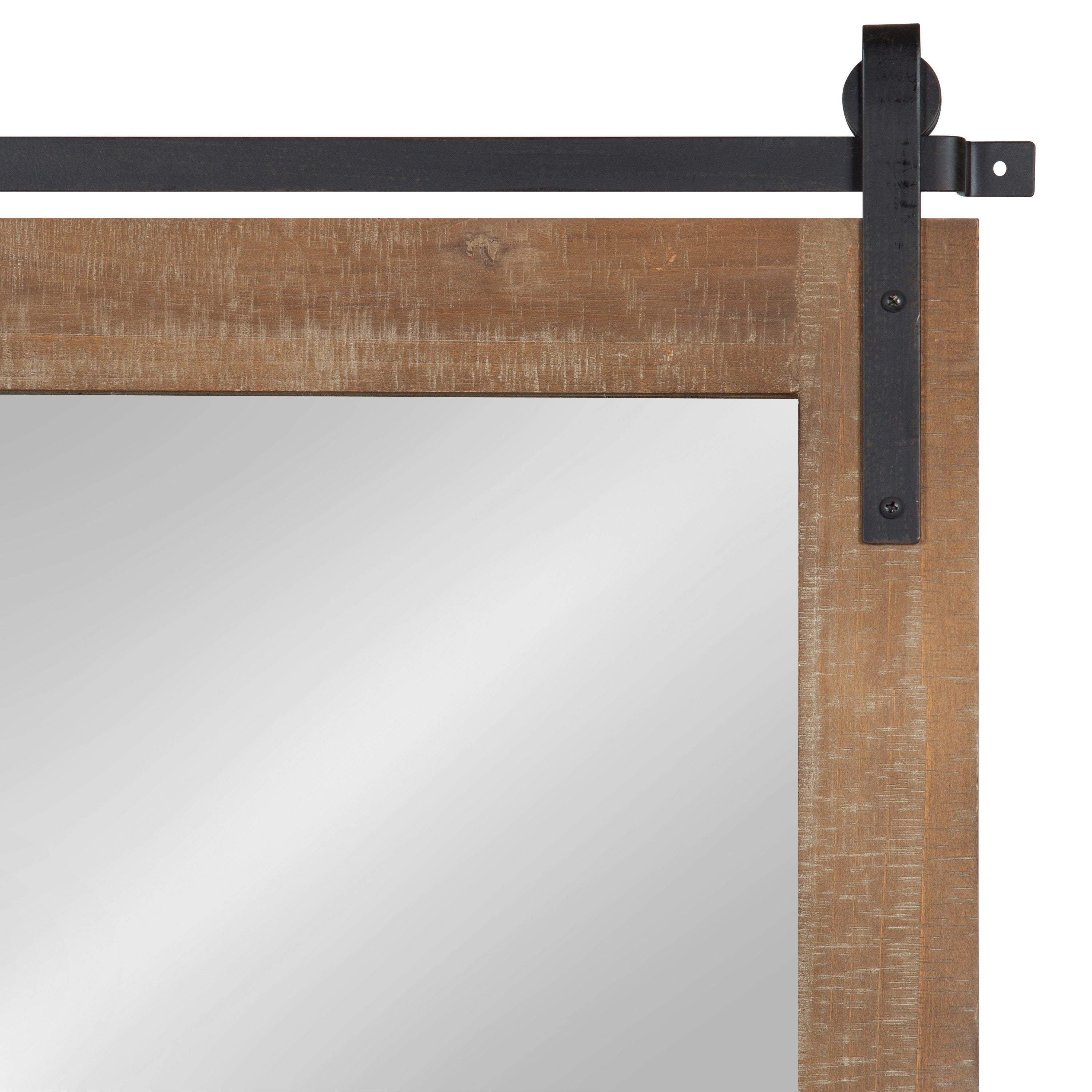 Rectangle Mirror Rustic Brown 24x38 3