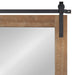Rectangle Mirror Rustic Brown 24x38 3