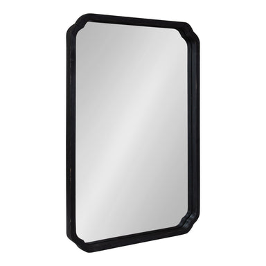 Scallop Mirror Black 24x36 1
