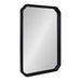 Scallop Mirror Black 24x36 1