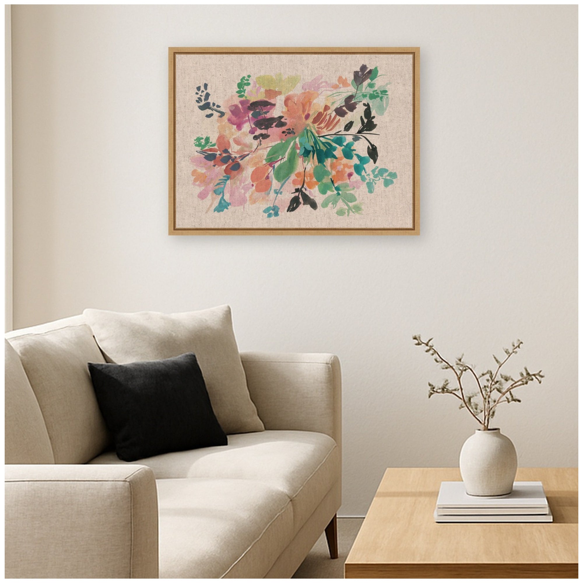 Framed Canvas 24x18 Sylvie Natural 7