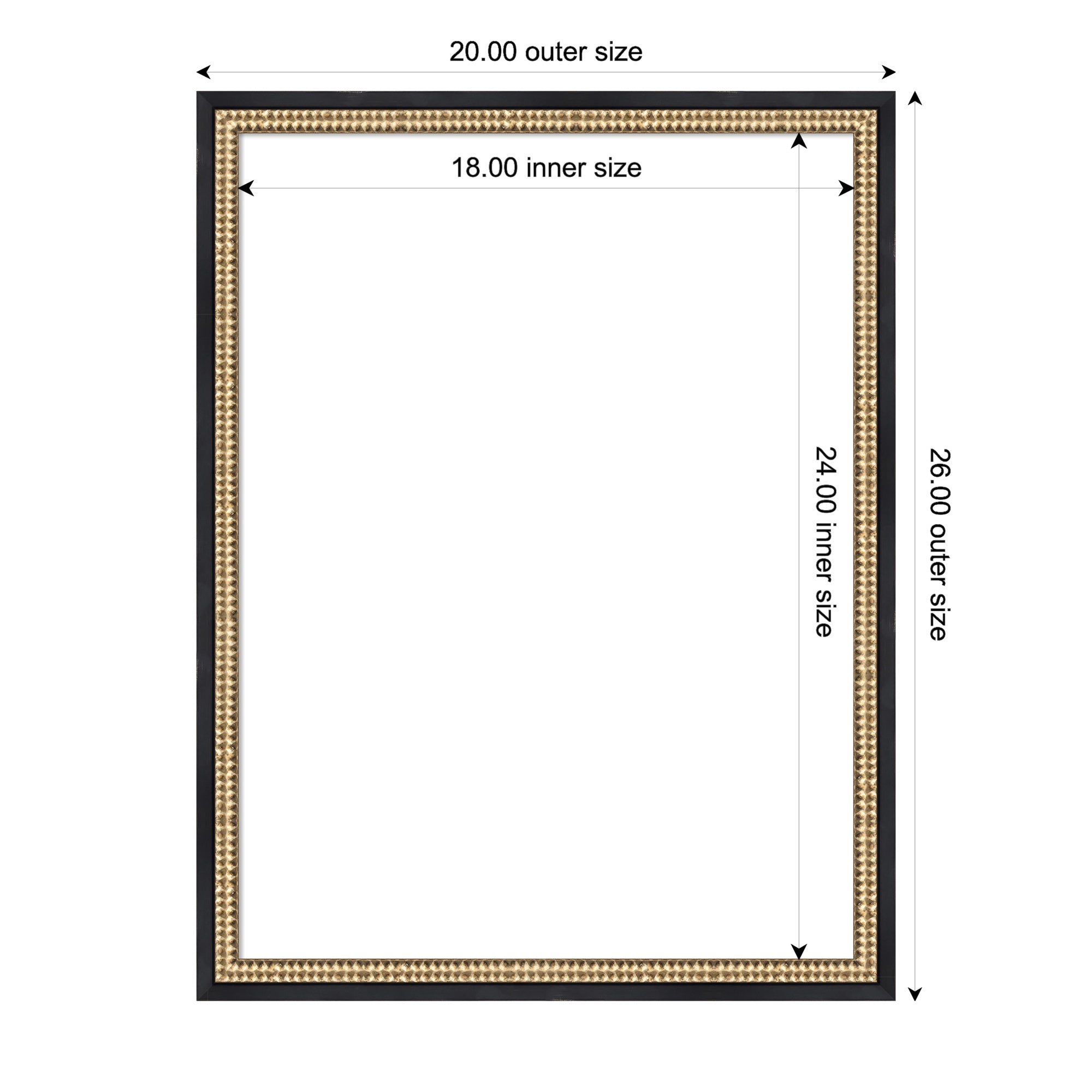 Dry Erase Board Castellan Black 20x26 2