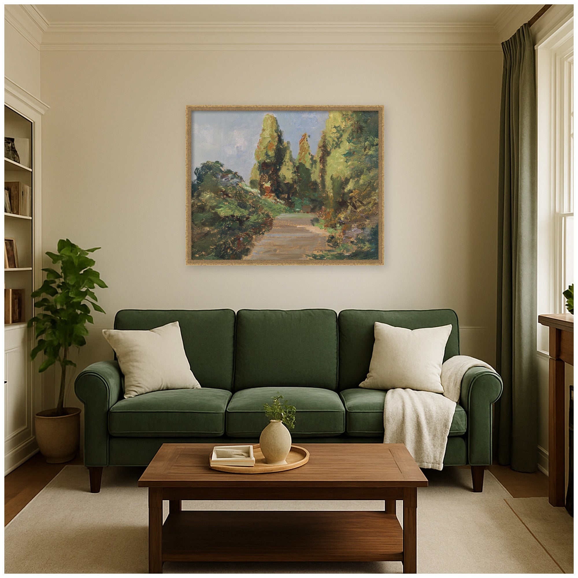 Mounted Canvas 42x34 Castellan Gold 7