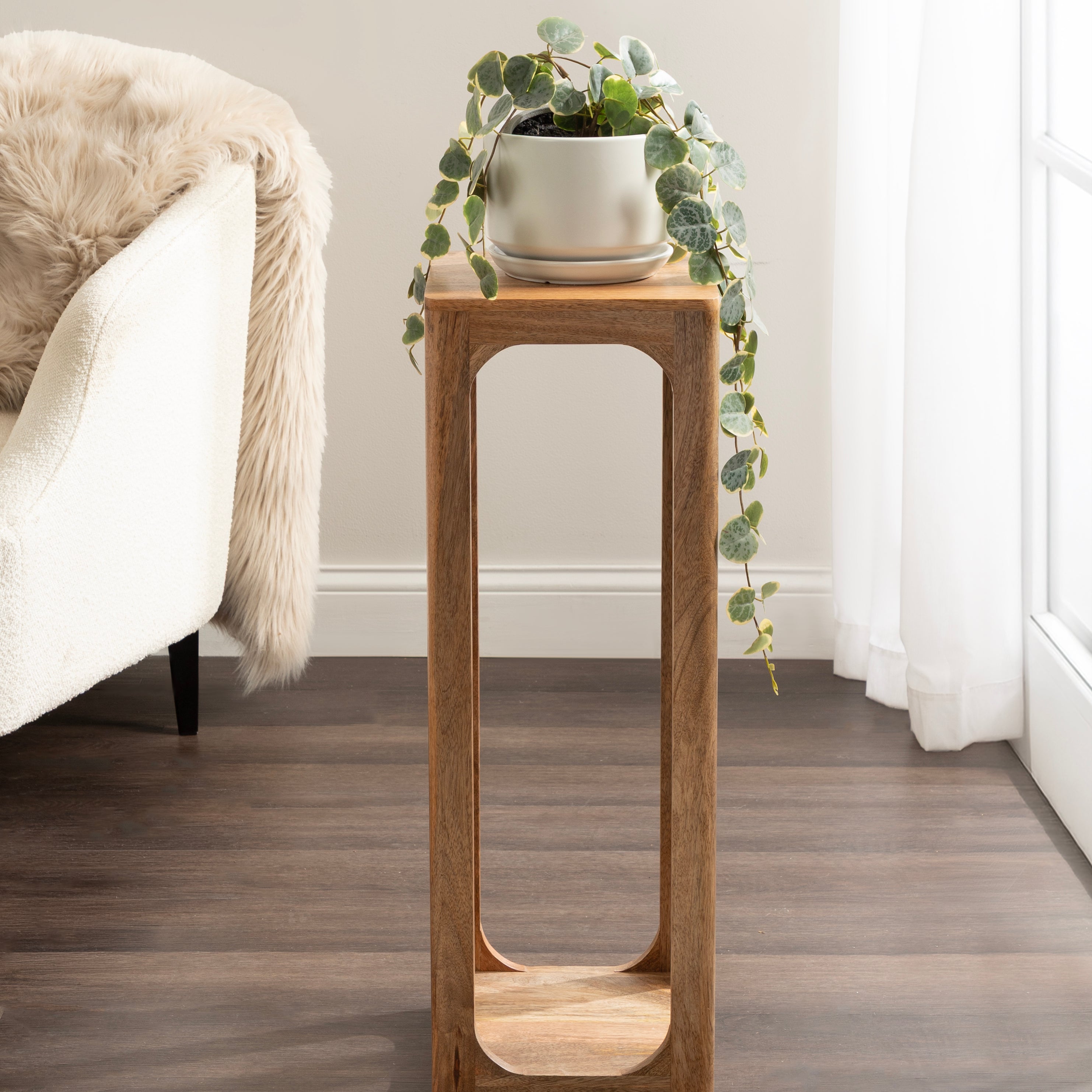 Tea Table 10x10x30 Natural 6